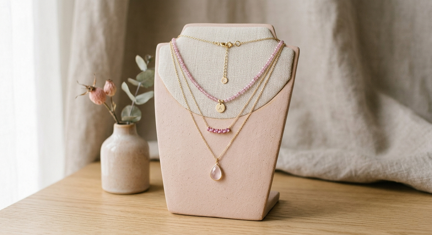 Layered Minimal Necklace Set