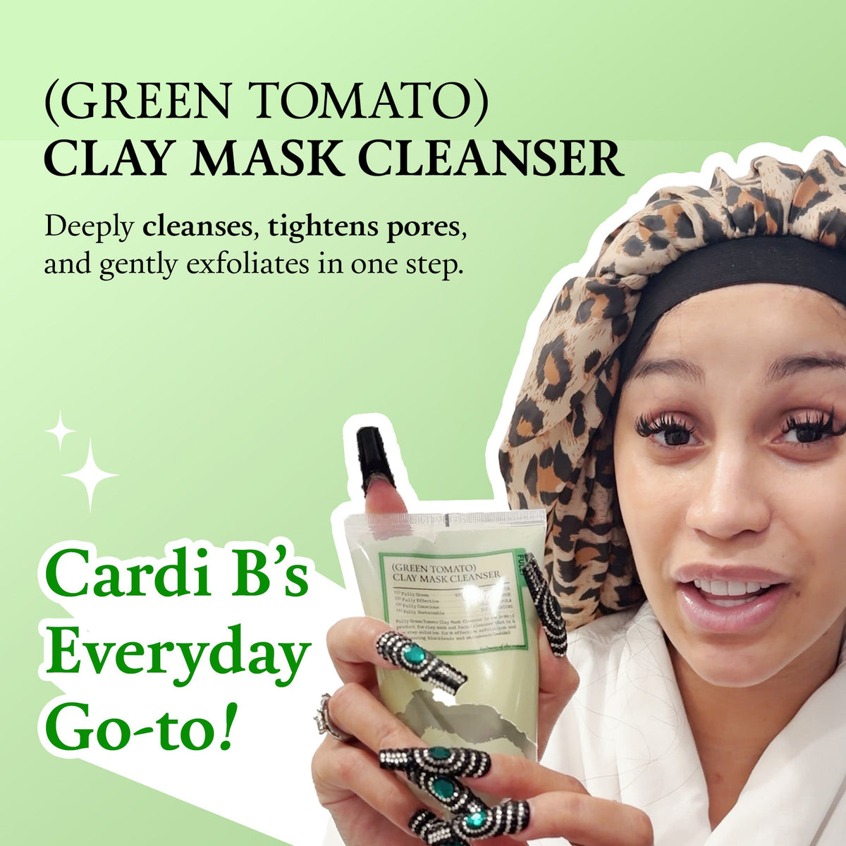 GlassPore Green Tomato Clay Mask Cleanser