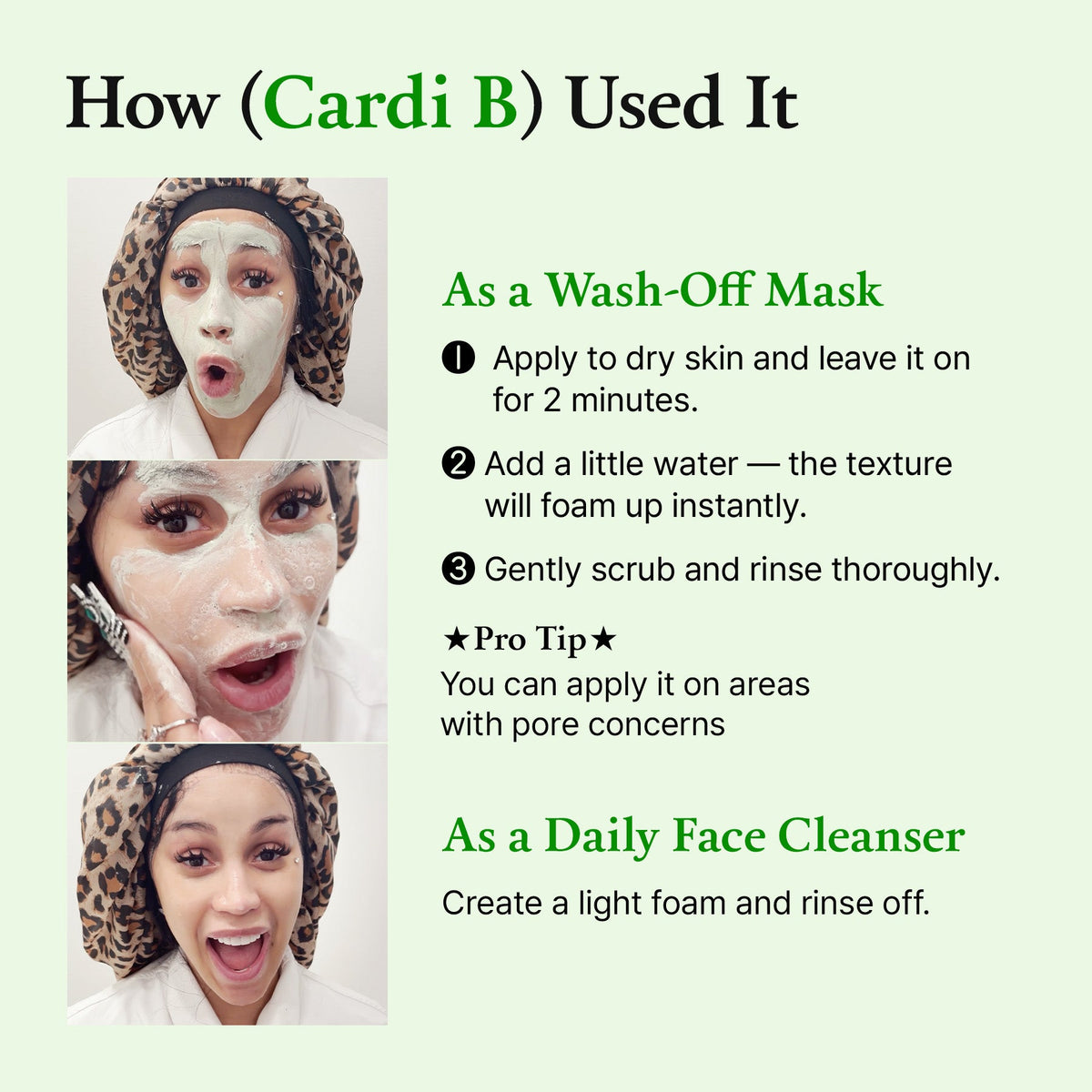 GlassPore Green Tomato Clay Mask Cleanser