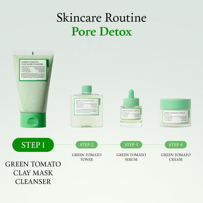 GlassPore Green Tomato Clay Mask Cleanser