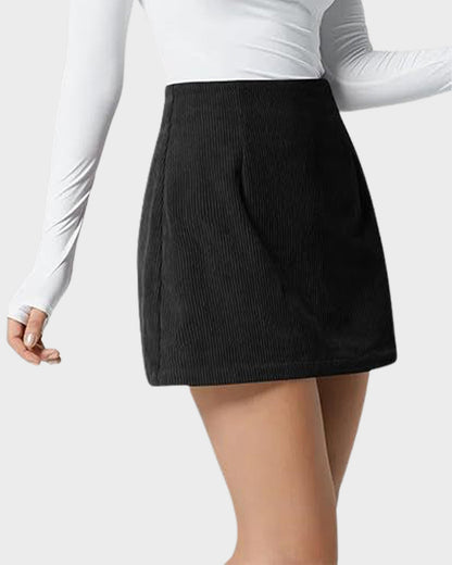 AutumnMuse Corduroy Mini Skort