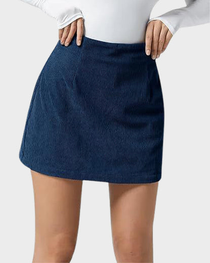 AutumnMuse Corduroy Mini Skort