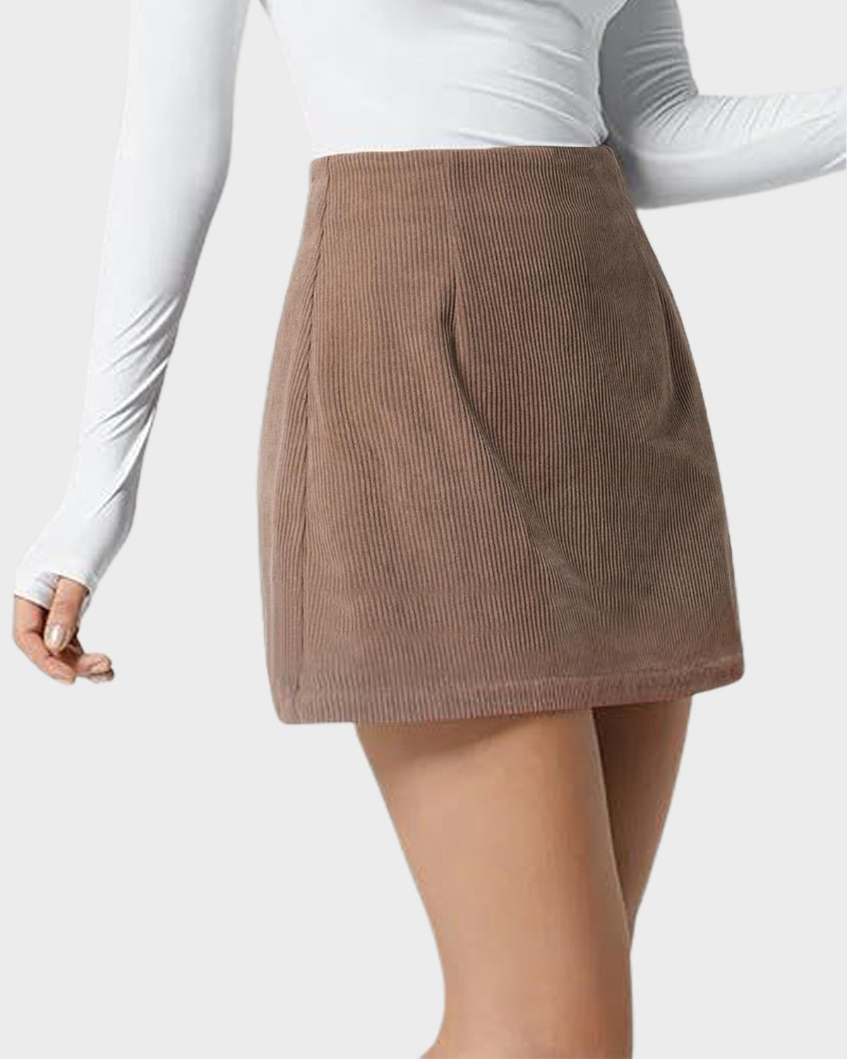 AutumnMuse Corduroy Mini Skort