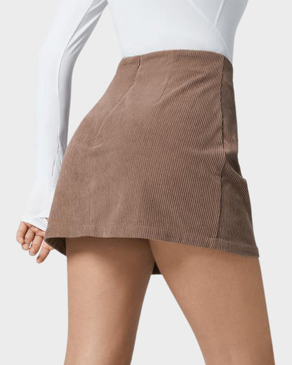 AutumnMuse Corduroy Mini Skort