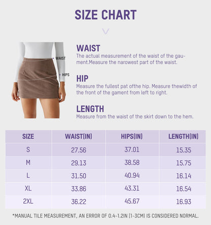 AutumnMuse Corduroy Mini Skort