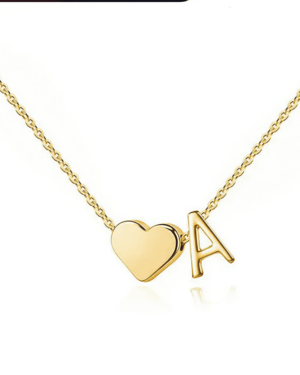 Initial Heart Necklace